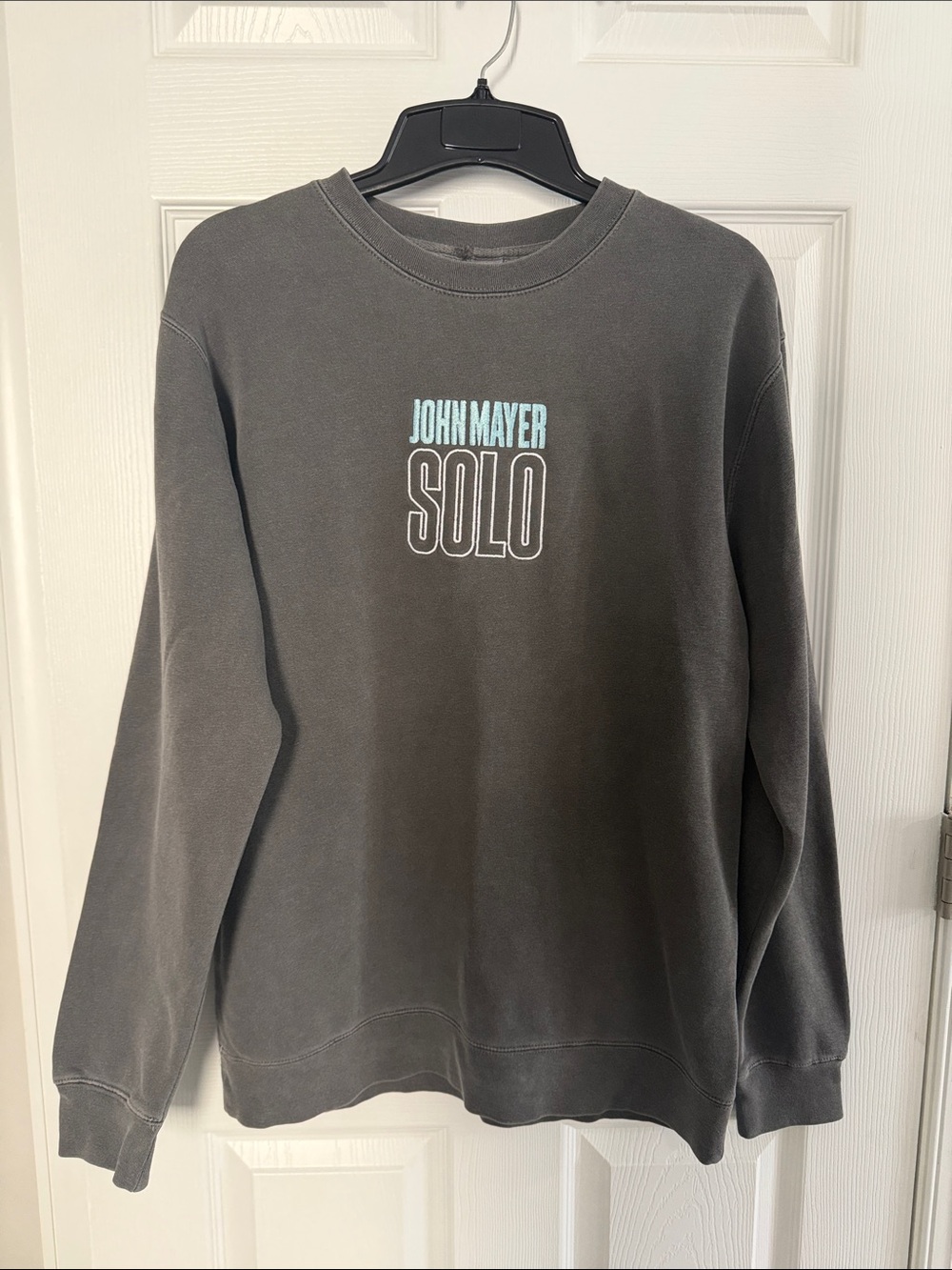 'John Mayer SOLO' Tour Crewneck Sweater - Charcoal